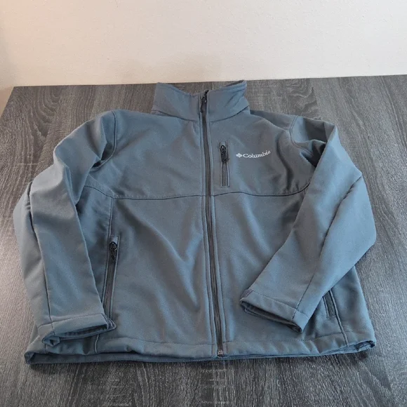 Columbia Ascender Mens M Soft Shell Jacket. Graphite Gray. Ultimate Warmth - Picture 2 of 16